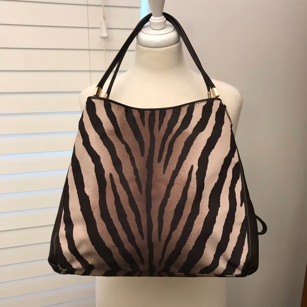 Coach Zebra Print Phoebe Madison Purse Bag